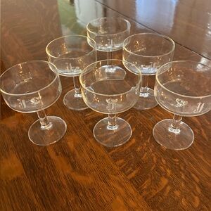 Antique Continental Champagne or Footed Dessert stemware